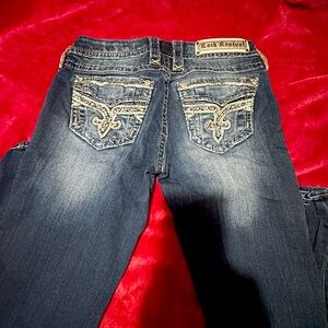 Rock Revival Women's Dark Blue Boot Cut Jeans